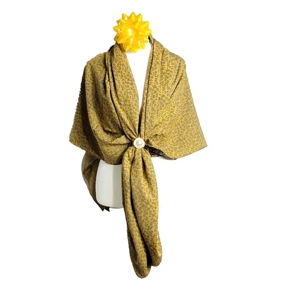 NWT Double Sided Silk Scarf 52"x52" Large Square Shawl Wrap 3001 - Picture 6 of 13